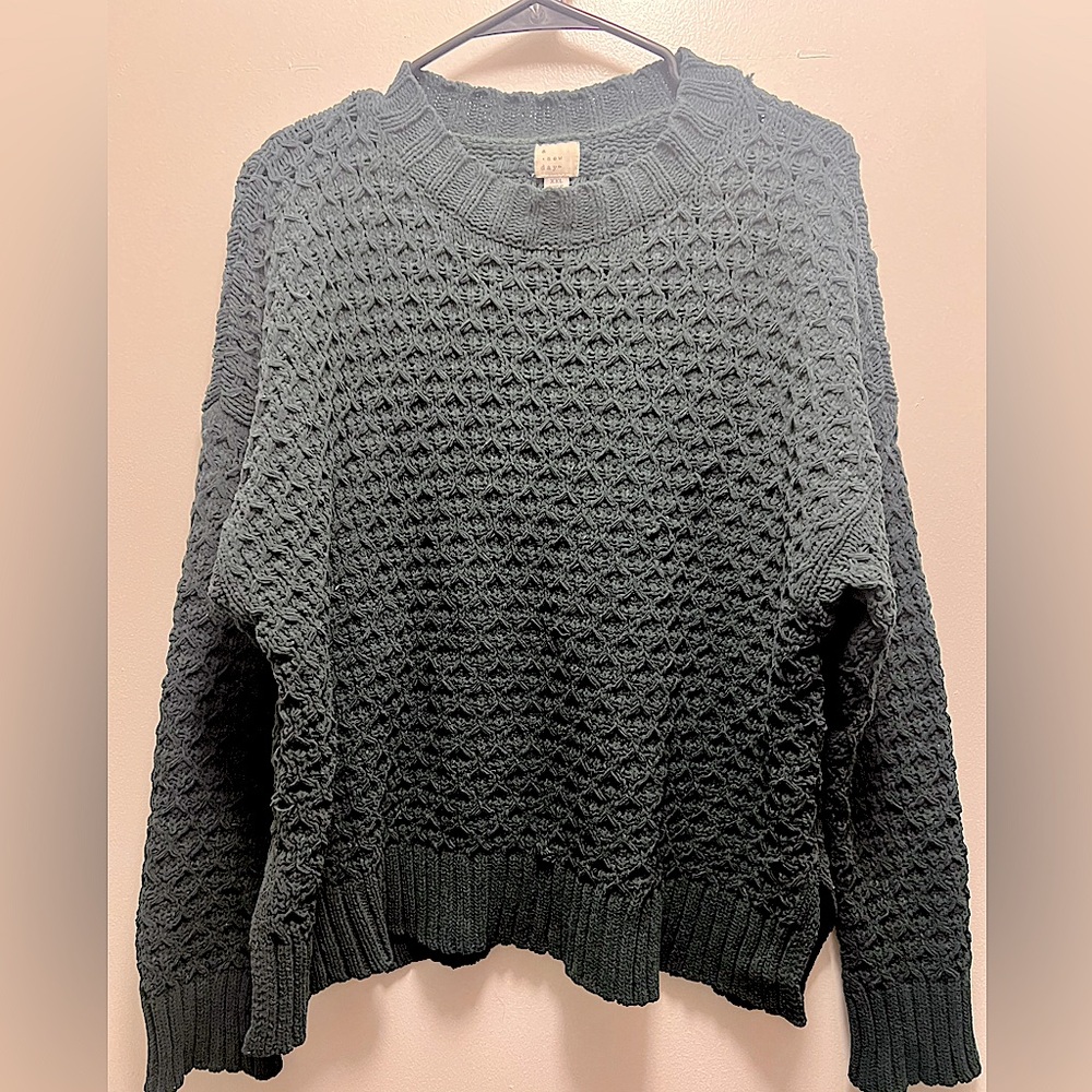 A New Day Dark Green Knit Sweater, Size XXL